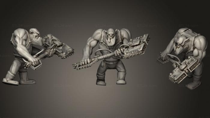Figurines heroes, monsters and demons (Ork Nub (Dow Style), STKM_1073) 3D models for cnc